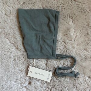Quincy Mae Sage Green Baby Bonnet